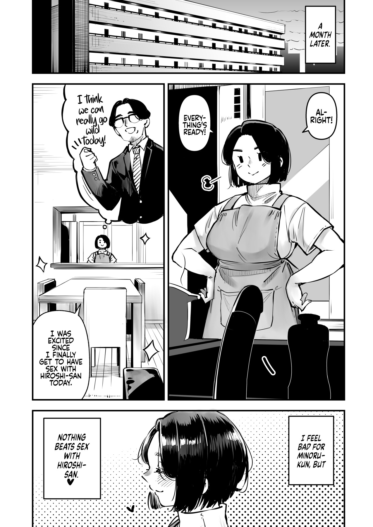 Hentai Manga Comic-Your Sex Drive is just too much, so have Sex with other men! Mayumi-san gets Permission to Cheat!-Read-32